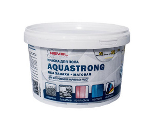 Краска для пола Aquastrong 2 кг цвет серый